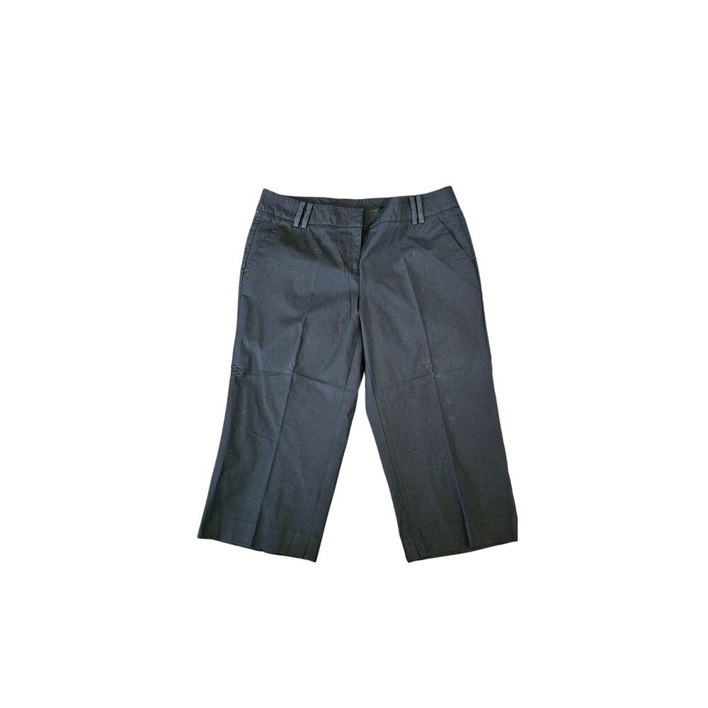 New York and Company Stretch Cropped Dress Slacks Pocketed